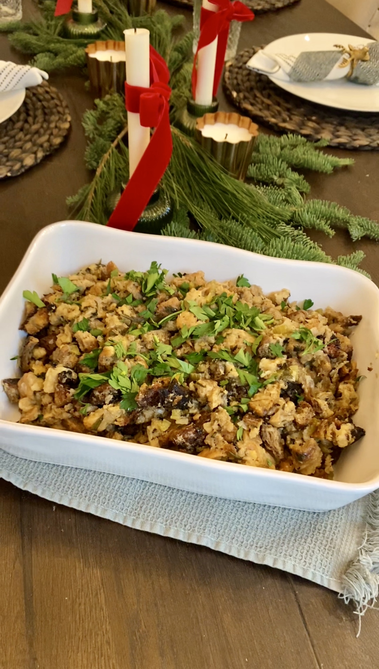 Crockpot Holiday Stuffing