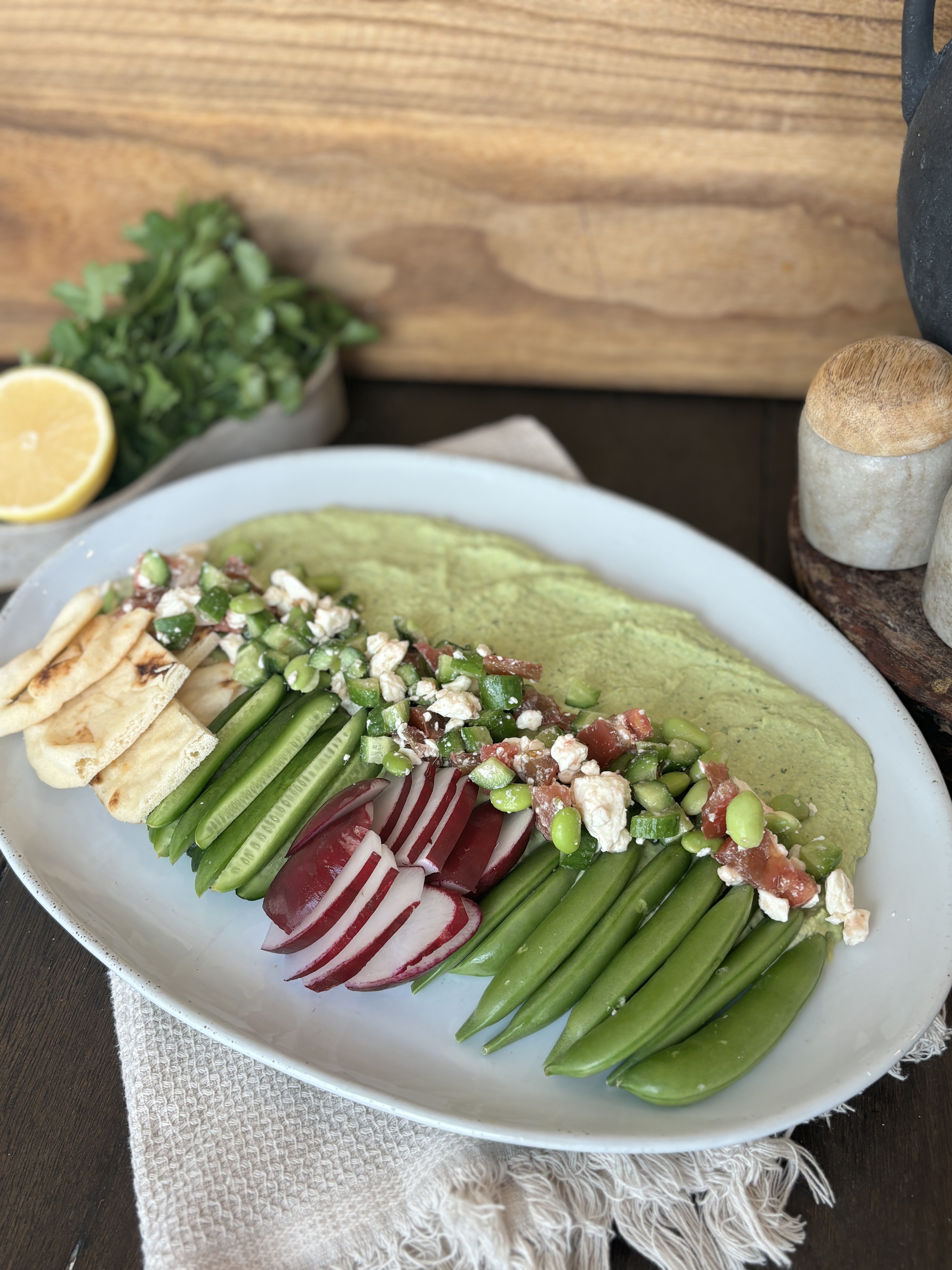 Vegan Edamame Hummus