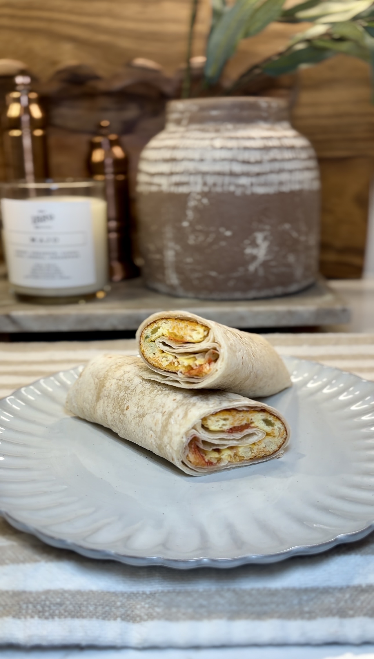 Sheet Pan High Protein Egg Burritos