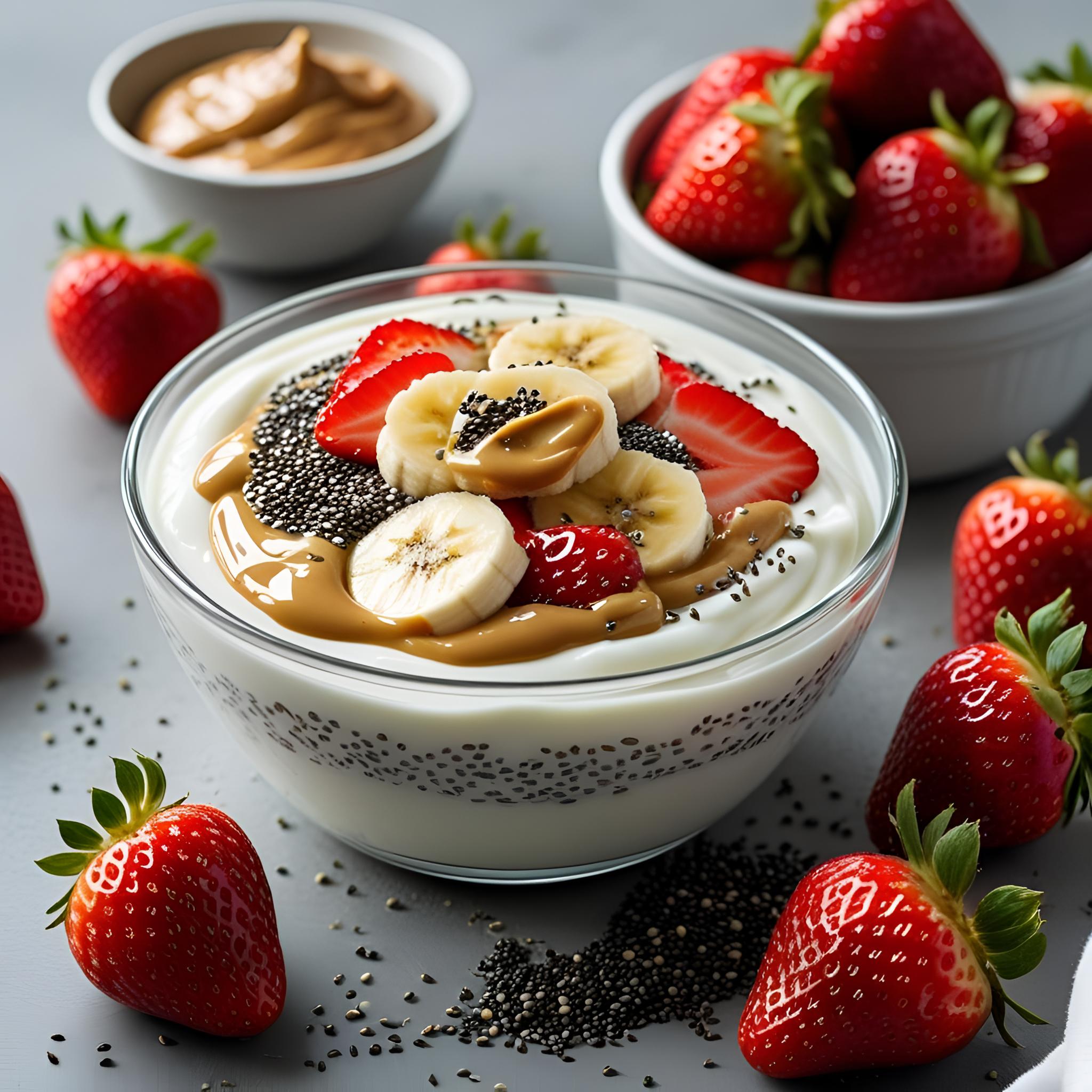 Peanut Butter and Banana Greek Yogurt