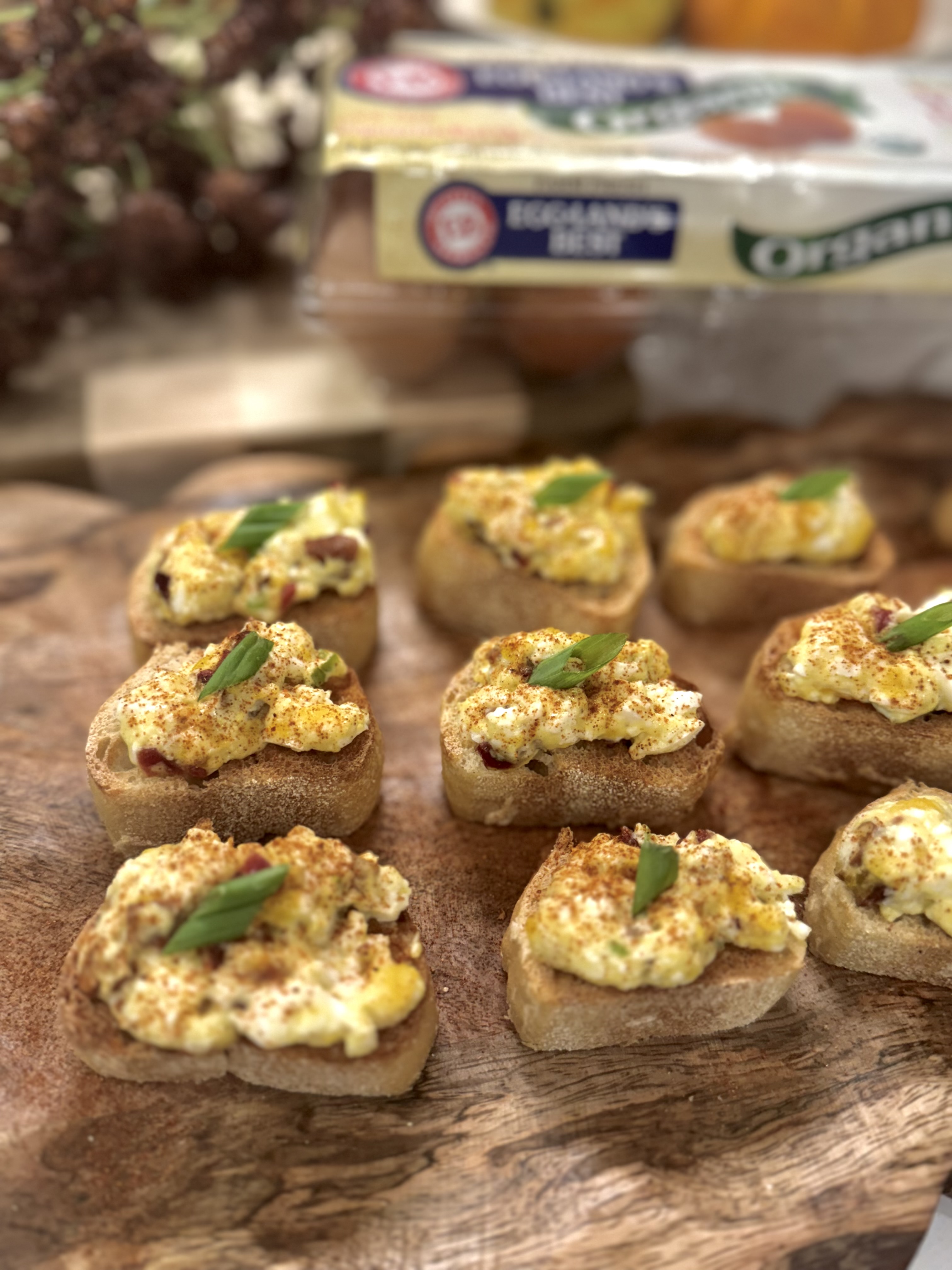 Holiday Cranberry Pecan Egg Salad Crostini (Festive & High-Protein)